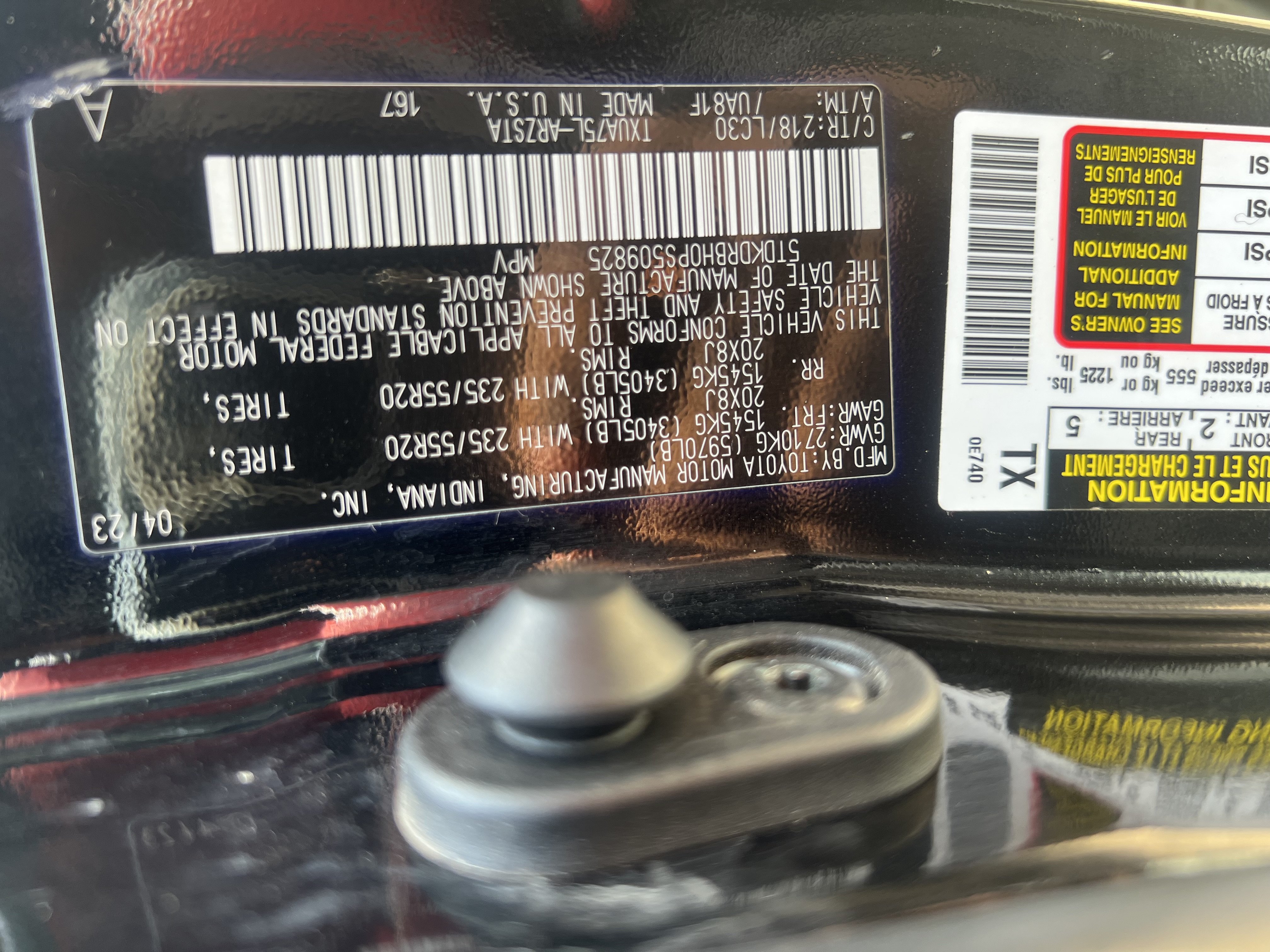 2023 Toyota Highlander XSE photo 15